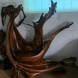 고목나무 수작업 장식대