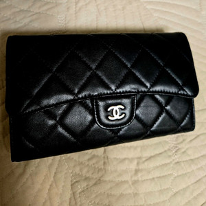 샤넬 램스킨 장지갑