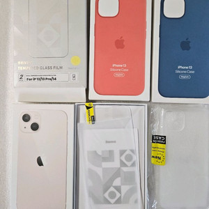 아이폰 13 핑크 자급제 256GB 노스크레치 상태