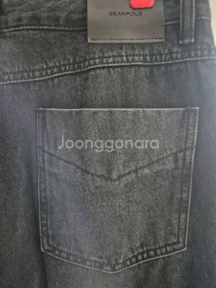 빈폴 와이드크롭팬츠 그레이--3