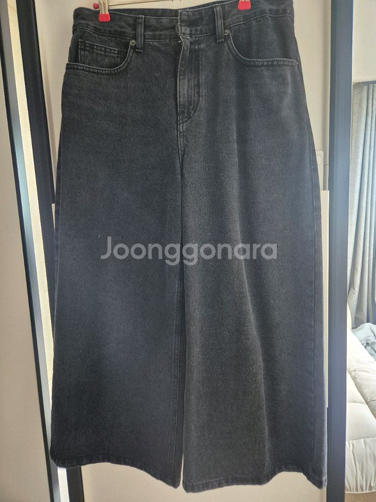 빈폴 와이드크롭팬츠 그레이--4