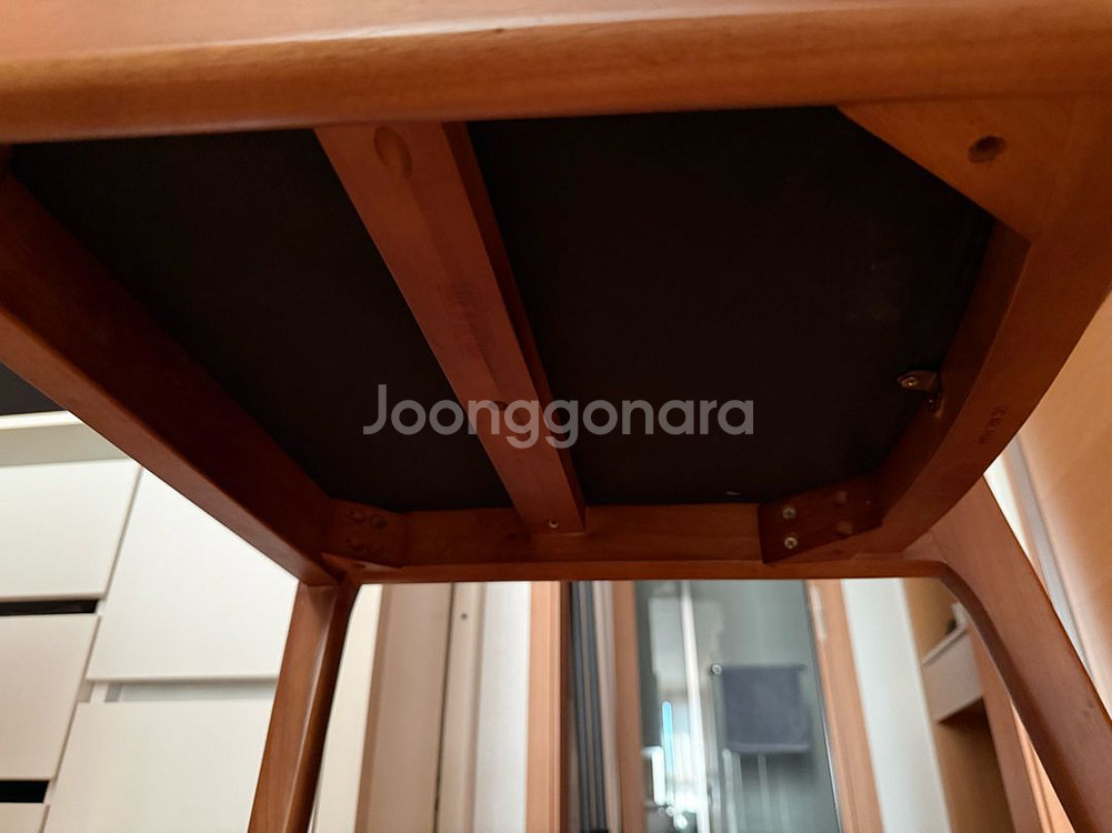 월넛 가죽 고급 의자 체어 식탁의자 책상의자 책상의자--3