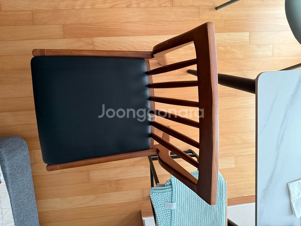 월넛 가죽 고급 의자 체어 식탁의자 책상의자 책상의자--5
