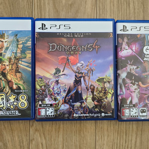 ps5 게임팝니다(삼국지8/던전스4/고리)