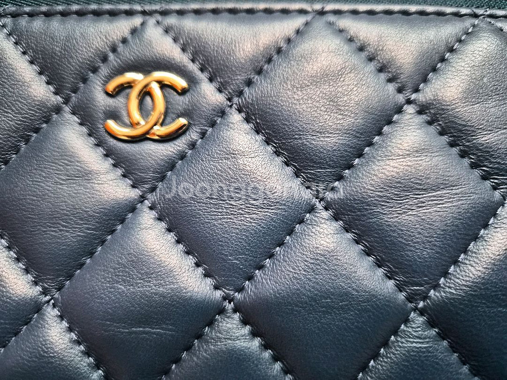 샤넬 램스킨 시즌 클러치 라지--7