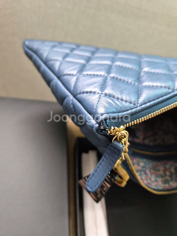 샤넬 램스킨 시즌 클러치 라지--2