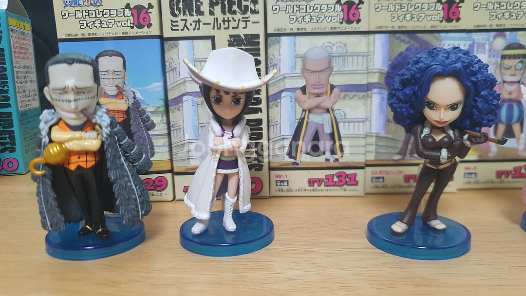 원피스 월콜 미니 피규어 vol.16(131누락,7종)--1