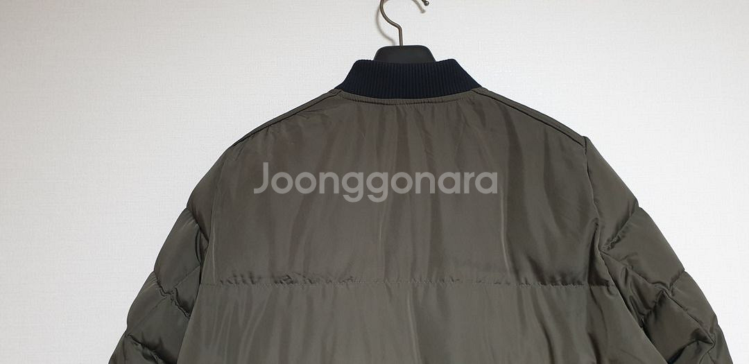 VISIT 여성 시보리 경량 점퍼 롱패딩 55 카키색--5