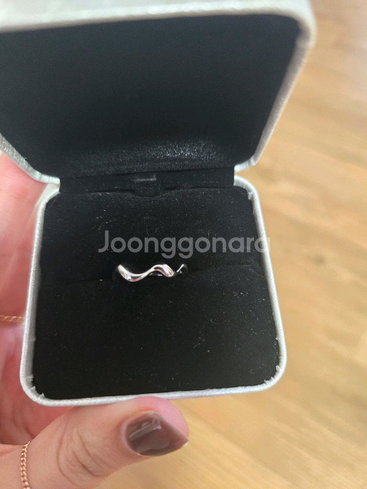 14k화이트반지--1