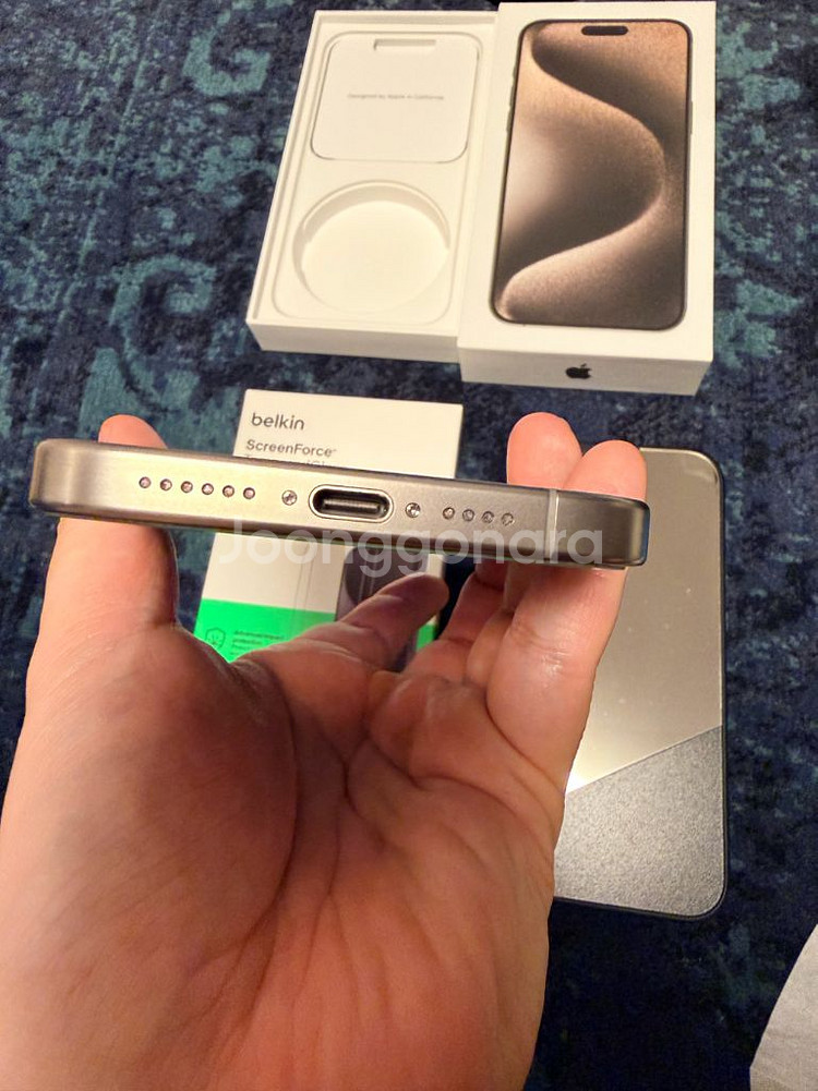 아이폰 15프로 맥스 512GB 티타늄 컬러--5