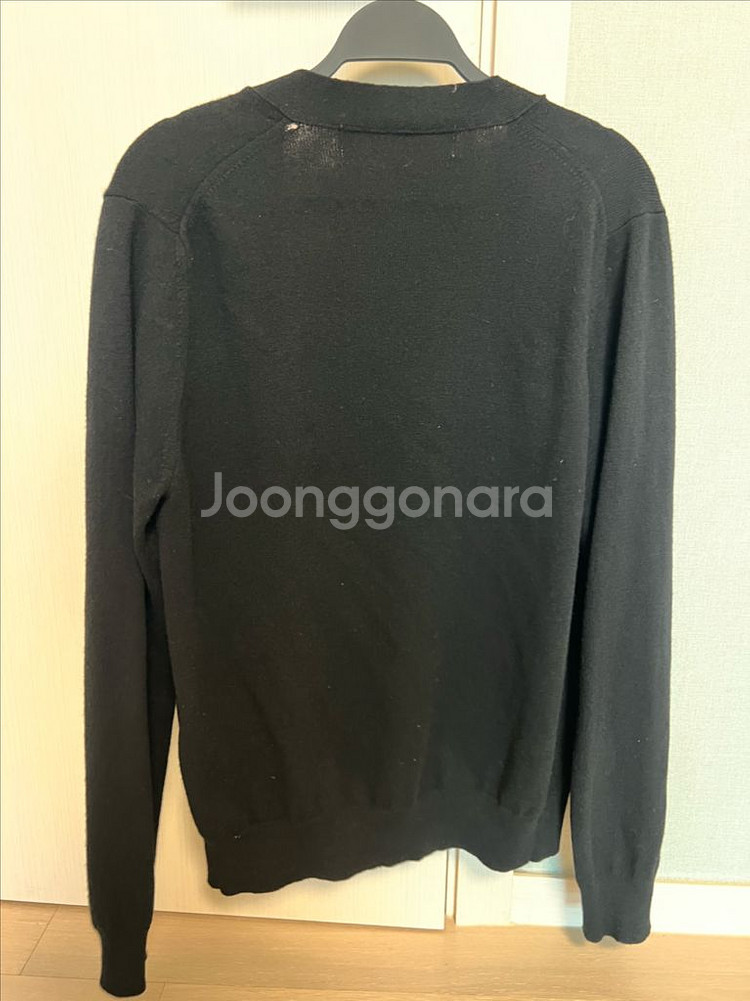 꼼데가르송 가디건 블랙--1