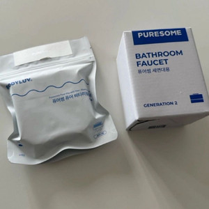 퓨어썸 필터 세면대용 + 잔류염소제거 비타퓨어필터 1박