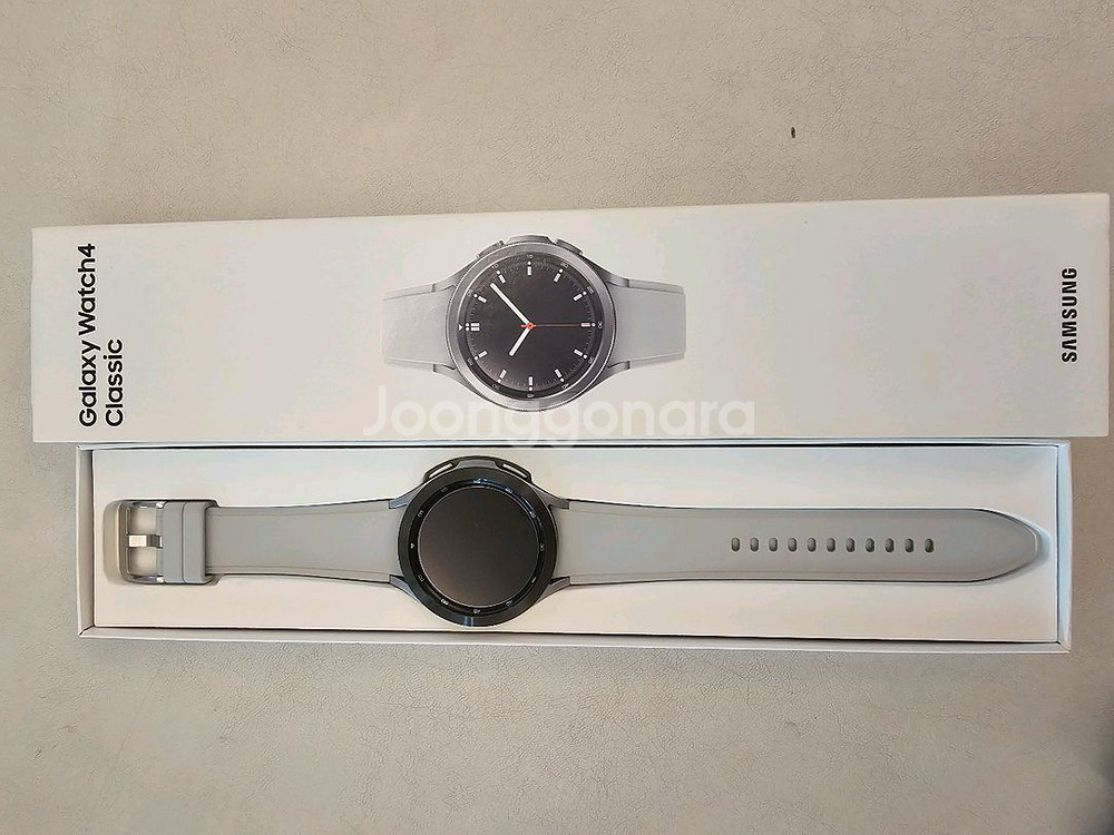 갤럭시 워치4 클래식 lte 실버 46mm--0