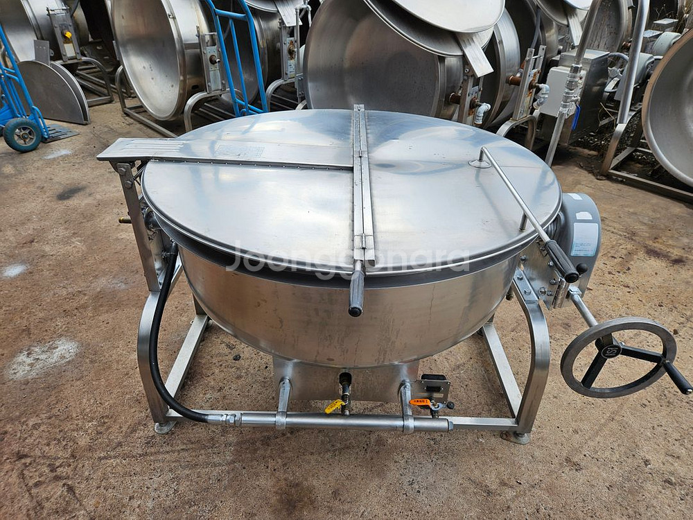 중고회전국솥 가스솥 300인 500인 900인--5