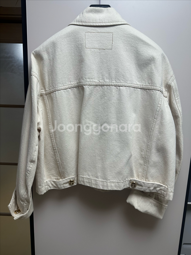 마인 크롭 데님 자켓--2