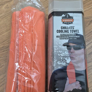 쿨링 타월 스포츠타월 오래 지속되는 쿨링 릴리프 오렌지