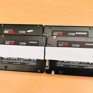 [삼성] 850 PRO 3개, 860 PRO 1개