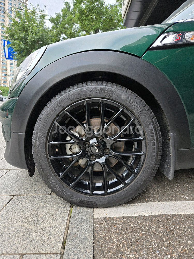 미니쿠퍼 jcw r112 휠 (블랙) + 미쉐린 cc2--0