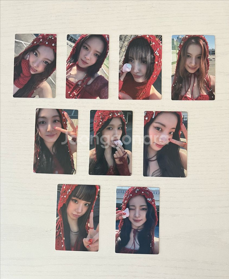 트와이스 THIS IS FOR 막콘 입장포카 일괄--0
