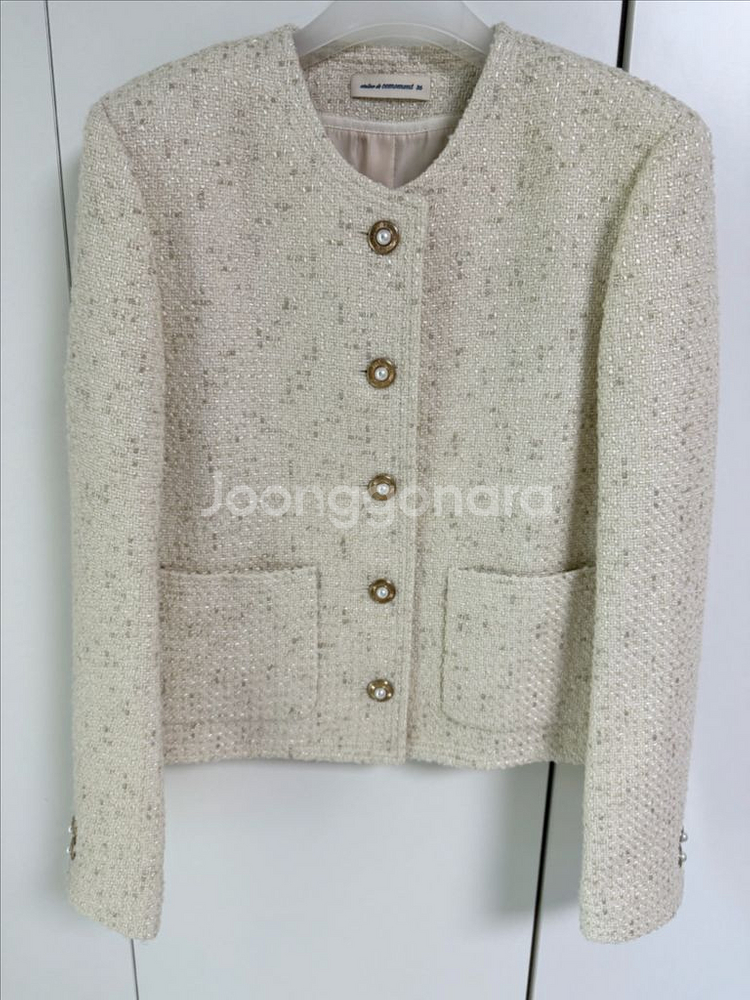 아뜰리에 드 쎄모먼 트위드 자켓--1