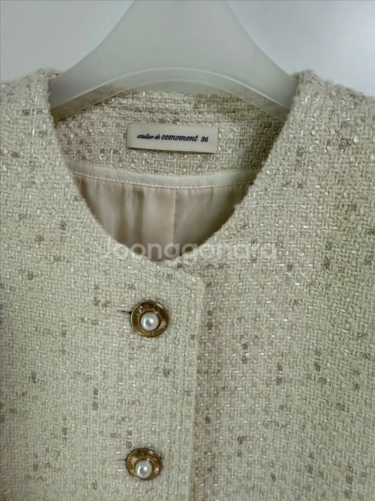 아뜰리에 드 쎄모먼 트위드 자켓--2