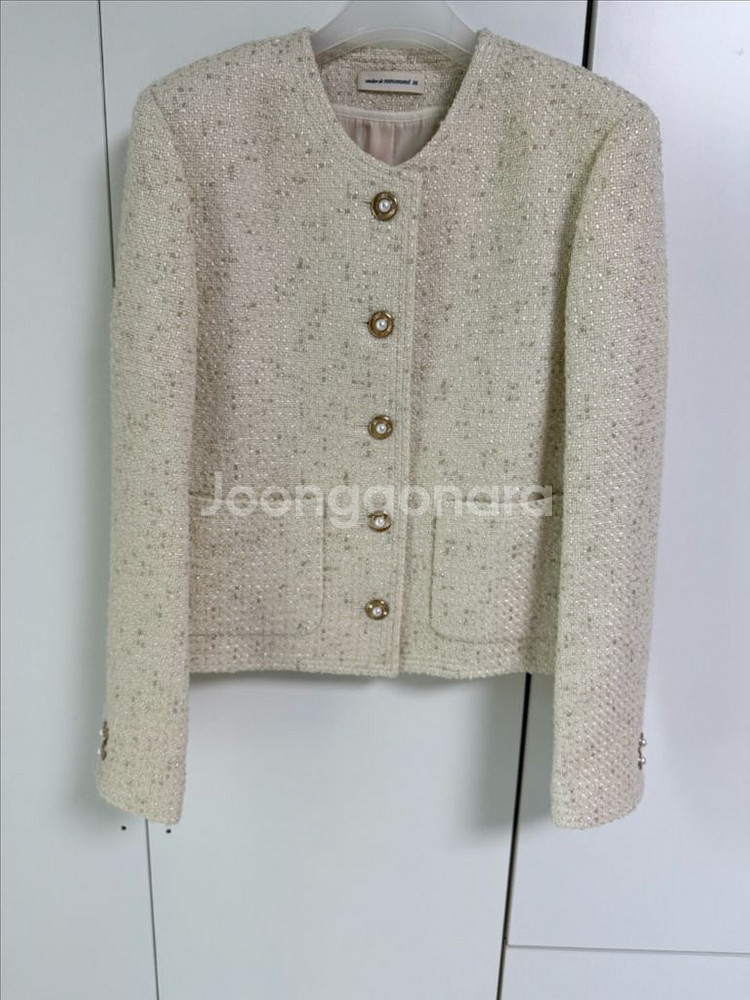 아뜰리에 드 쎄모먼 트위드 자켓--0