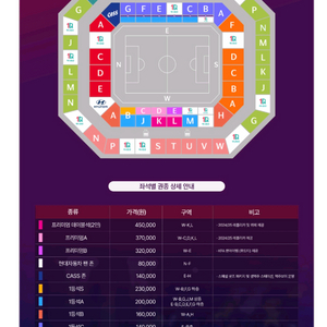 정가양도) 대한민국 vs 브라질 1등석A 2연석