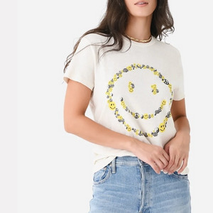 정품 리던 스마일 티셔츠 m 새상품