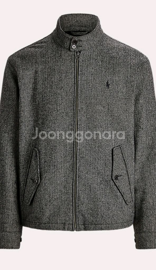 폴로랄프로렌 울 블렌드 헤링본 바라쿠다 자켓 새제품--2
