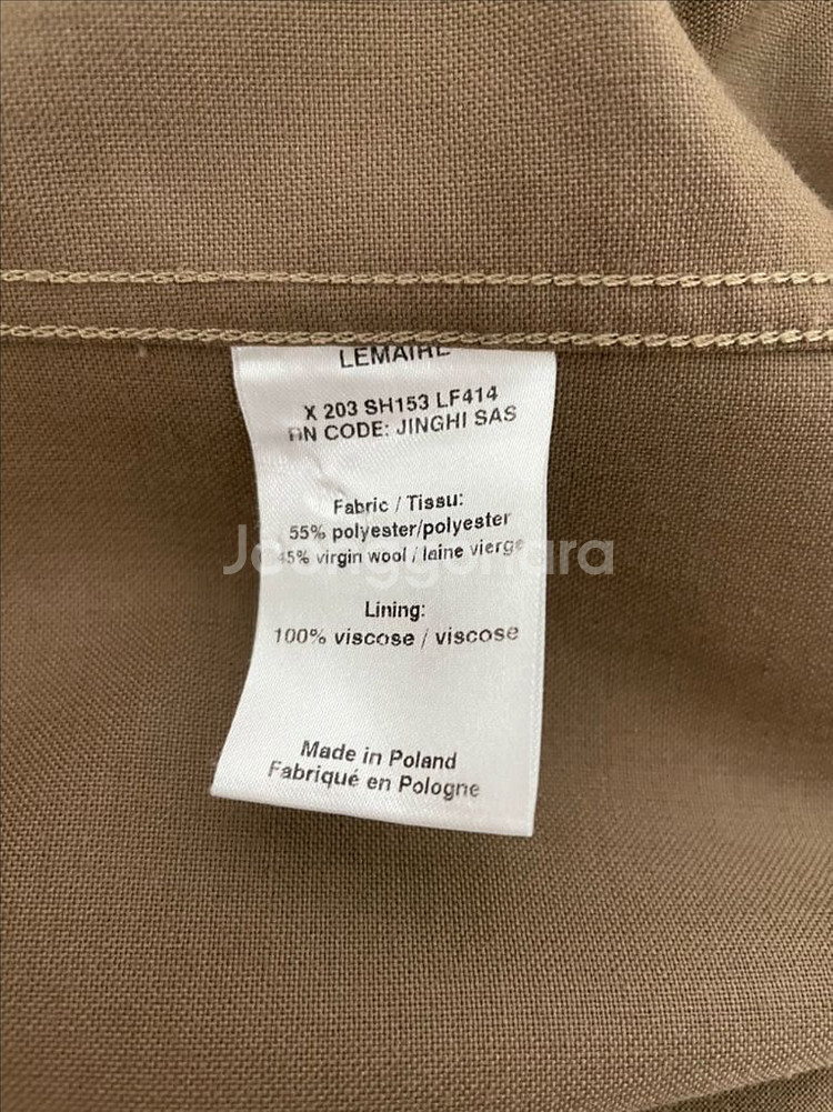 르메르 컨버터블 셋업 S/44 컵브라운--4