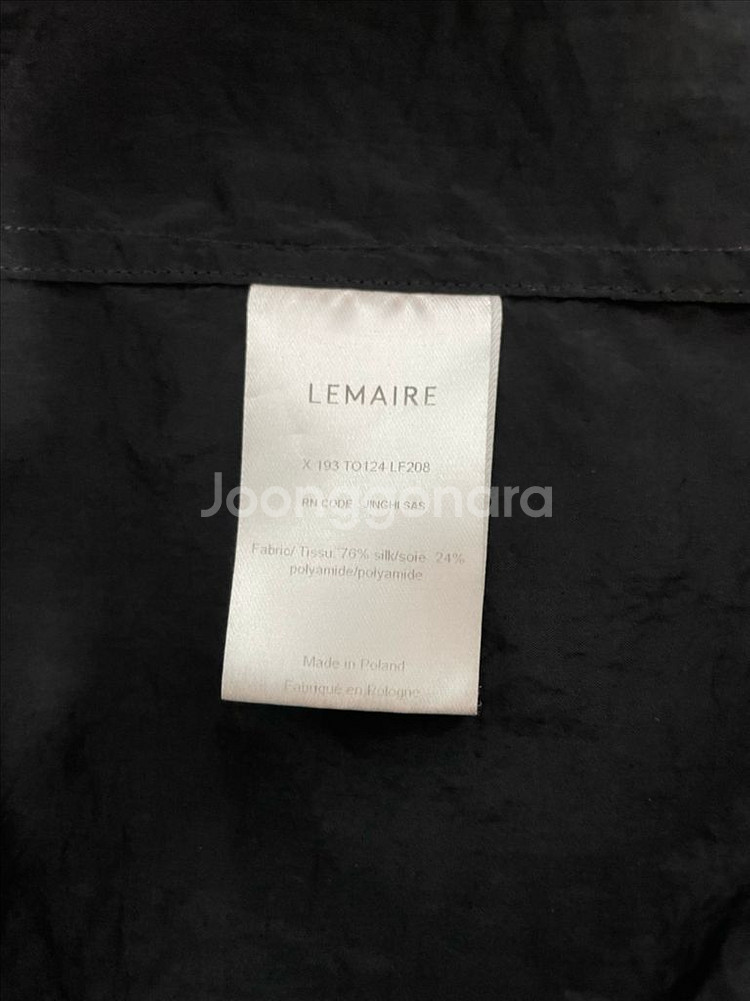 르메르 드라이실크 카라리스 셔츠 L 정품택O--2