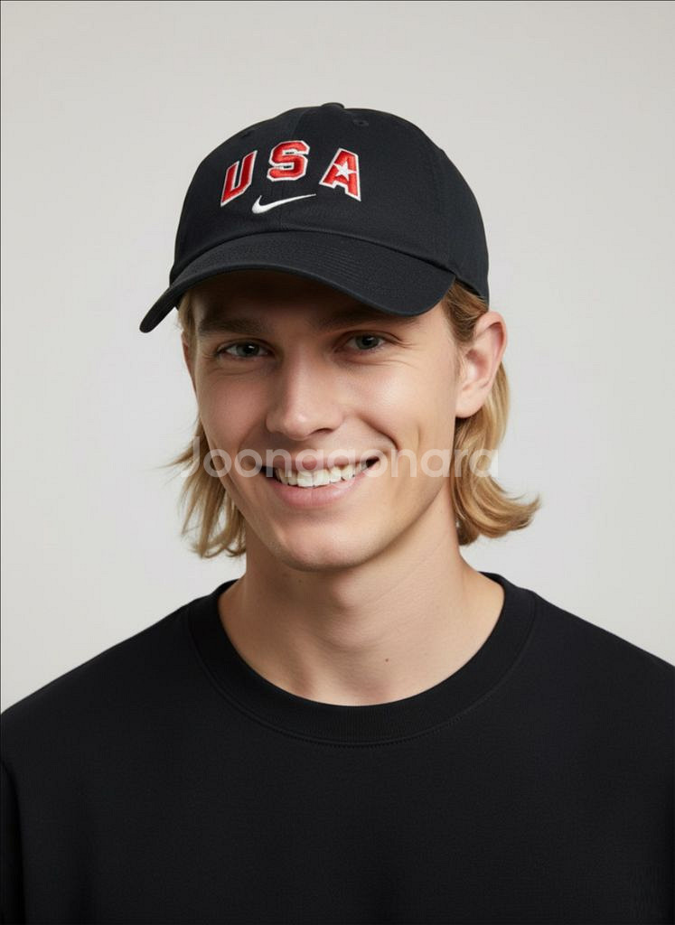 나이키 빈티지 USA 미국 캡틴 아메리카 모자 볼자--1