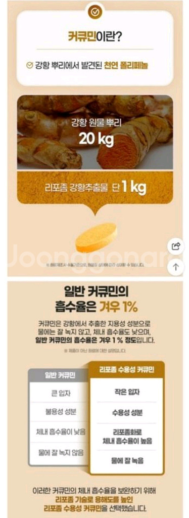 수용성리포좀 커큐민정--7