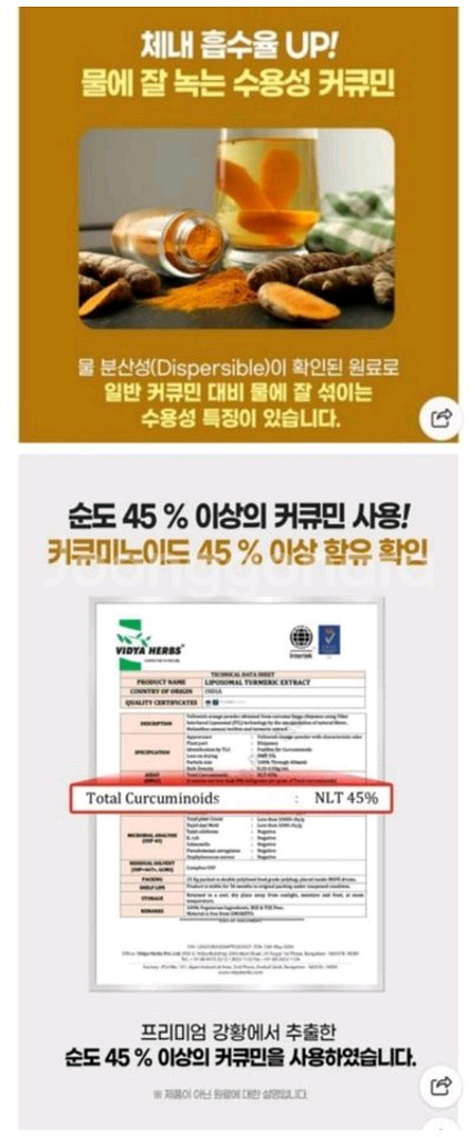 수용성리포좀 커큐민정--8