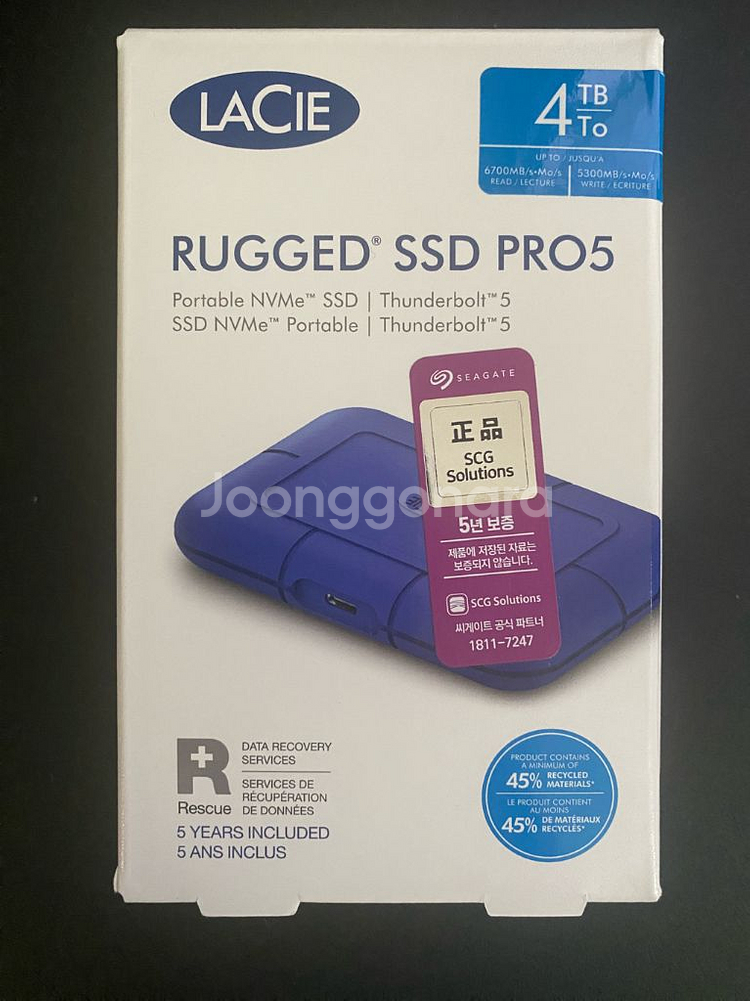 LaCie Rugged SSD Pro5 4TB--0