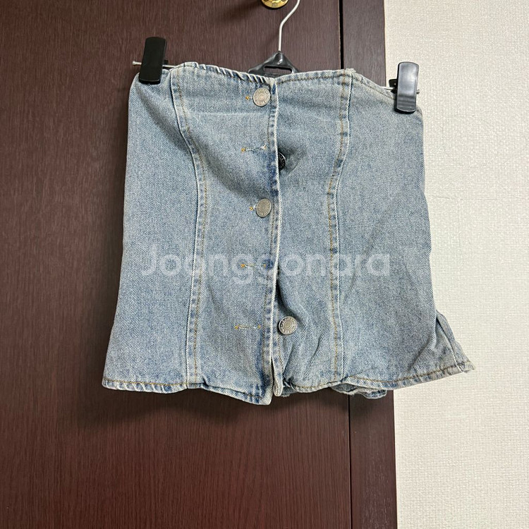 청 데님 상의--0