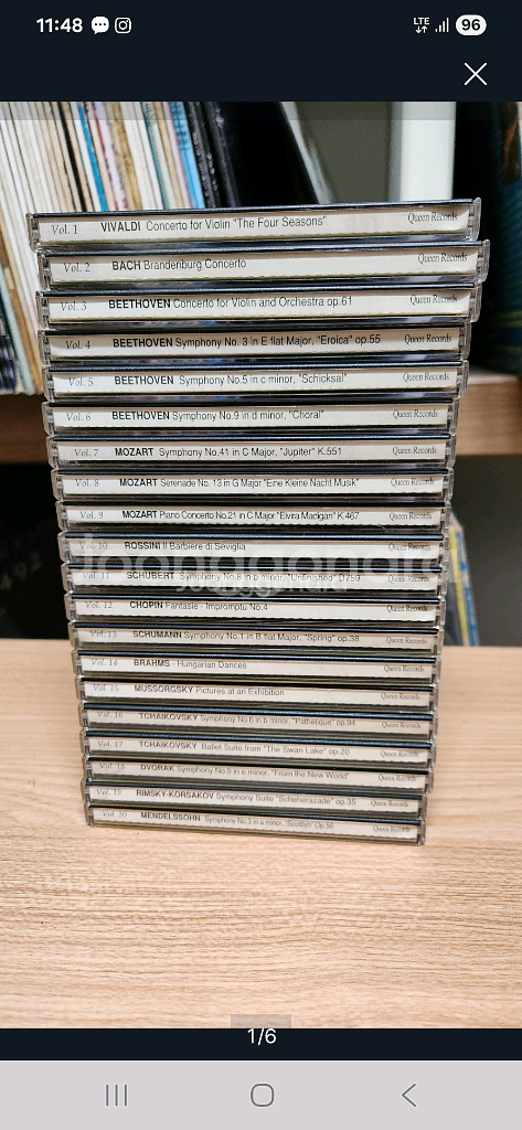 단종된 빈티지 카라얀 클래식 전집 20CD 세트--0