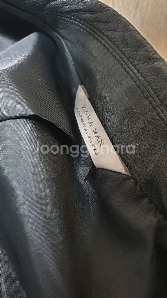 자라 가죽 자켓 팝니다--2
