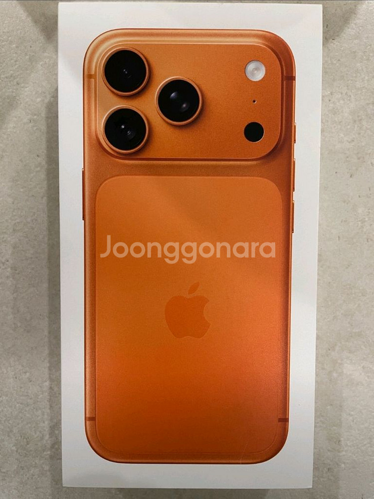 미개봉 아이폰 17프로 256GB 오렌지 자급제--0