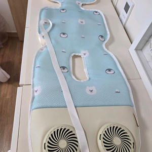 꿈비 아이스허그 듀얼팬 쿨시트 2.0 카시트 통풍 유모