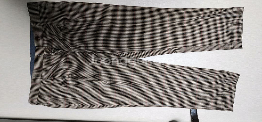 지오송지오 체크바지--0