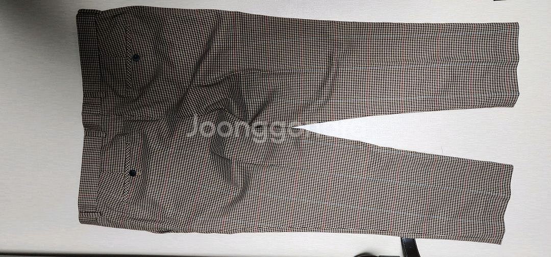 지오송지오 체크바지--1