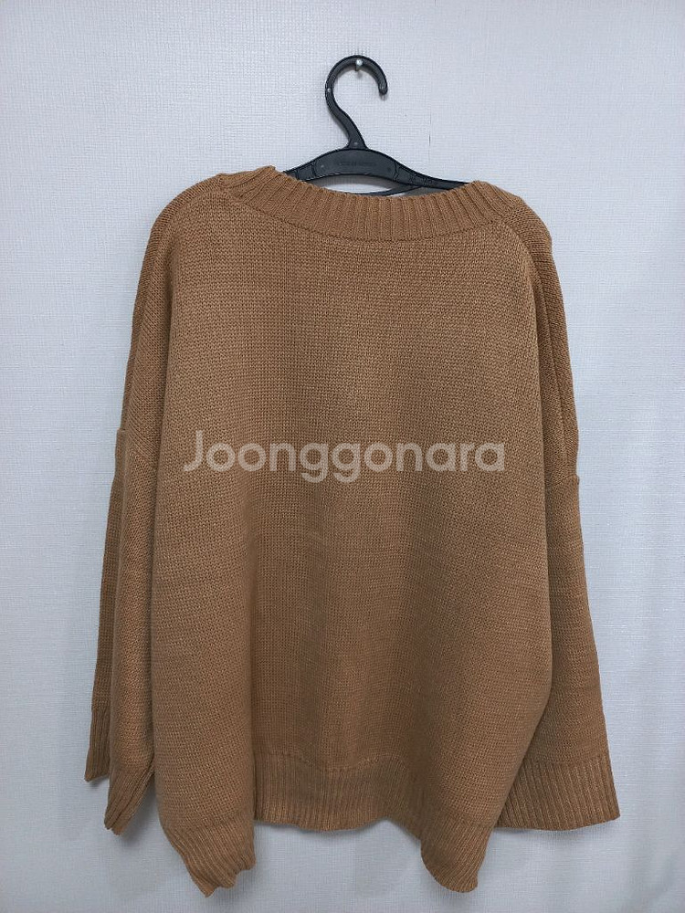 빅사이즈 가디건 진베이지--1