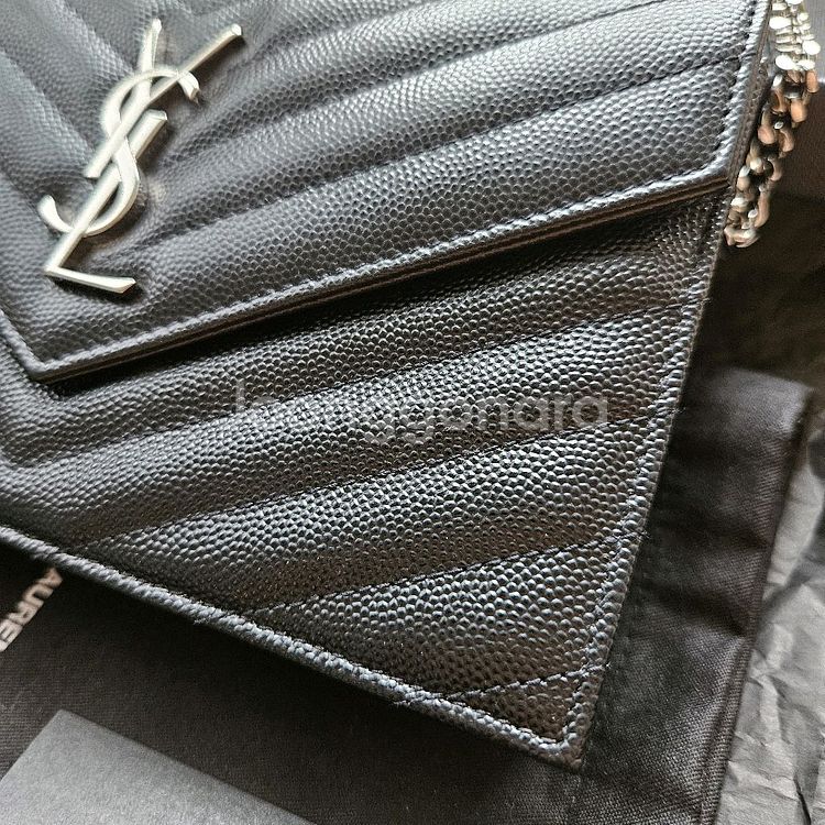 생로랑 엔벨로프 WOC 체인 크로스백--2