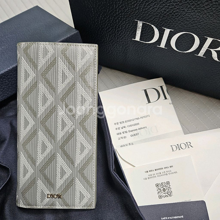 [25SS] 디올 CD 다이아몬드 장지갑--0