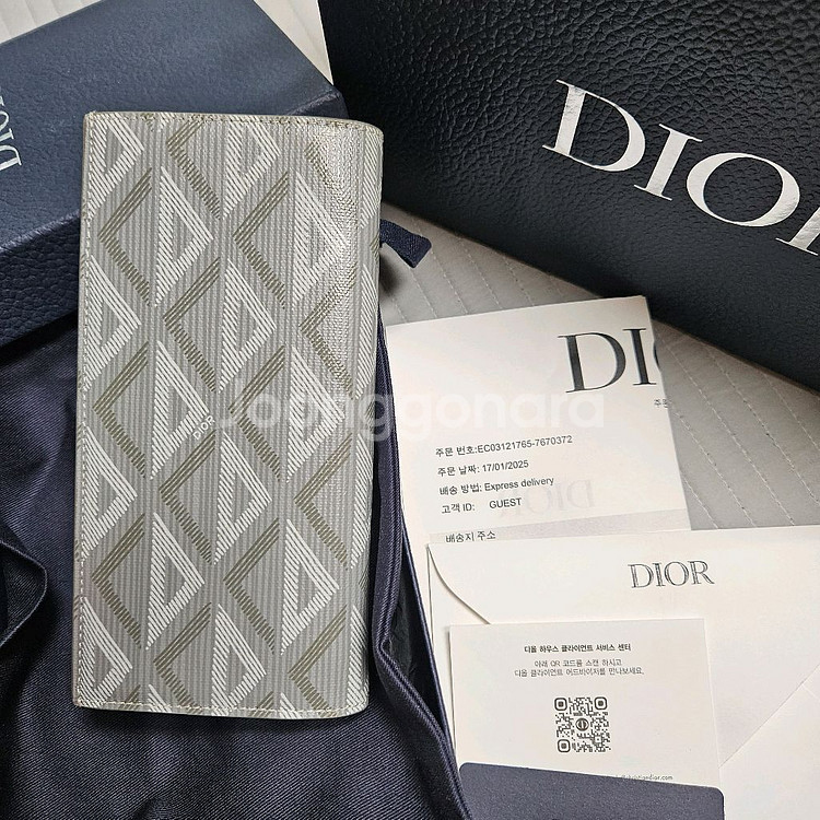 [25SS] 디올 CD 다이아몬드 장지갑--1
