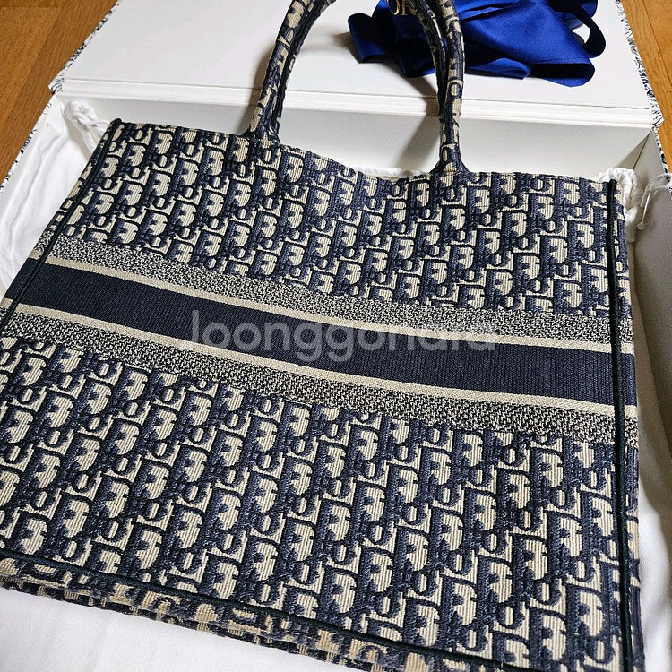 디올 오블리크 북토트백 라지--4