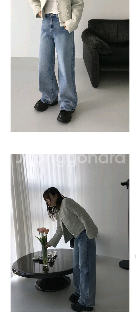 어바웃무드 청바지--6