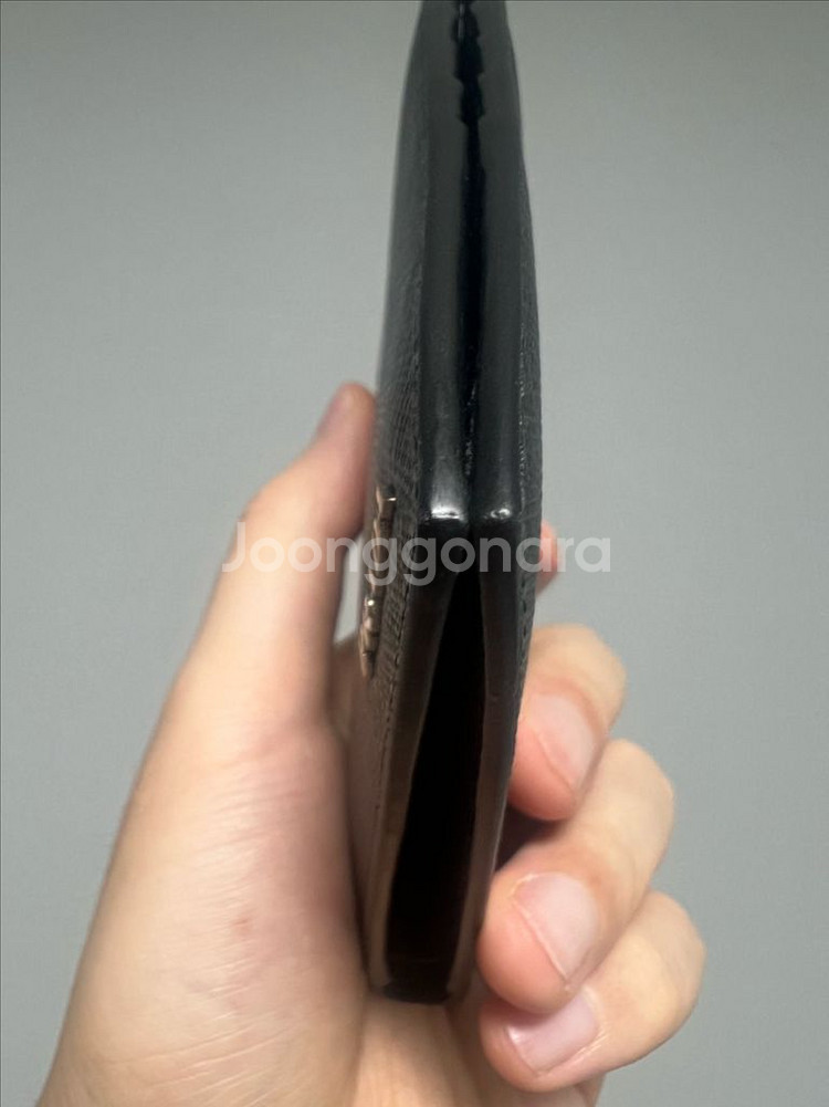 [새상품급,풀구성,정품] 프라다 사피아노 반지갑 블랙--7