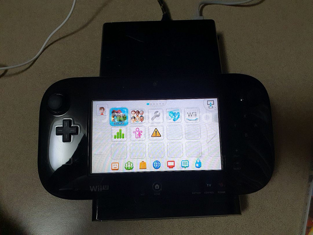 닌텐도 Wii U 프리미엄 블랙 세트 + 탱크탱크탱크--1
